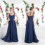 Chiffon Cheap Simple Cocktail Evening Long Prom Dresses Cheap Bridesmaid Dresses , PD0156