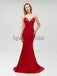 Charming Red Sexy Long Prom Dress, Simple Spaghetti Straps Popular Prom Dresses, PD0419