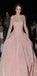 Beads Pink Beautiful Unique New Design Cap Sleeves Prom Dress, Party Dress, PD0314 - SposaBridal