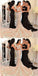 Black Mermiad Long Spaghetti Straps Sexy Elegant Modest Cheap Bridesmaid Dresses, prom dress,WG240 - SposaBridal