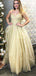 Charming A-Line Spaghetti Straps Tulle Long Prom Dresses PD2393