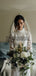 Charming Full Lace High Neck Long Sleeves Mermaid Weding Dresses WD0509