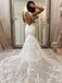 Charming Mermaid High Neck Lace Vintage Modest Wedding Dresses WD0422
