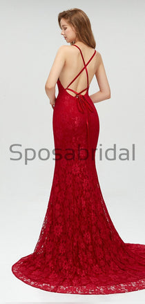 Charming Lace Sexy Mermaid New Arrival Popular Fashion Modest Prom Dresses, PD0474