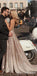 Charming Custom Sequin Long  Stunning Modest Simple Party Prom Dresses Online, PD1252