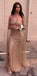 Charming Modest Long Sleeves Sequin Sparkly ELegant Formal Vintage Long Prom Dresses , PD1322