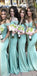 Charming Popular Off Shoulder Lace top Mermaid  Bridesmaid Dresses, wedding guest dress, PD0337