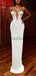 Custom Mermaid Spaghetti Straps Sexy V-Neck Modest Mermaid Prom Dresses PD1937