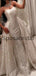 Detachable Ivory Sequin Gorgeous Shining Vintage Modest Prom Dresses, Wedding Dress, Ball Gown PD1880
