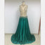 Discount Cheap Short in Size In Stock A-line See-through Long Prom Dresses Online,DD010