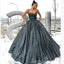 Elegant Ball Gown, A-Line Sparkly Gorgeous Formal Modest Uniques Prom Dresses, PD1160
