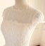 High Neck A-line Lace Appliques Weeding Dresses, Elegant Real Made Ball Gown, WD0274