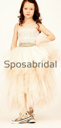 Lace Vintage Country Lovely Flower Girl Dresses, FG136