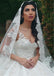 Lace V-neck Neckline  Free Custom Handmade Wedding Dresses,WD0348