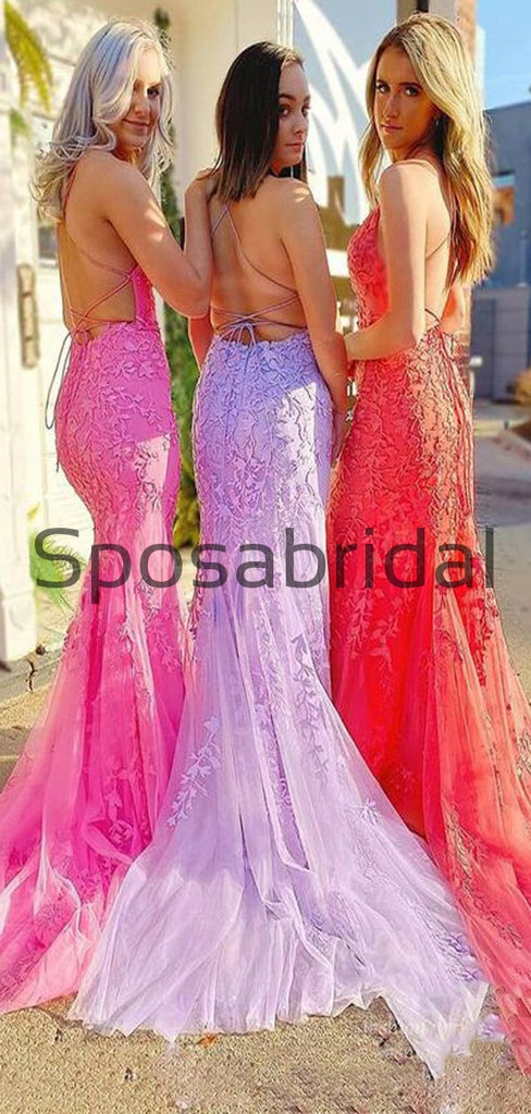 Mermaid Elegant Lace Most Popular Modest Long Prom Dresses  PD2268
