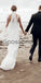 Mermaid Full Lace Elegant Beach Vintage Wedding Dresses WD0486