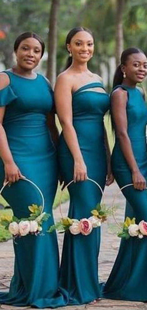 Mismatched Mermaid Long Fall Bridesmaid Dresses WG900