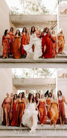 Mismatched  Most Popular Newest Elegant Unique Bridesmaid Dresses, wedding guest dress WG577