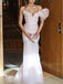 Sweetheart Blush Pink One-shoulder Bubble Sleeve Mermaid Long Evening Prom Dresses, PD2319