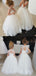 Princess A-line Ivory Lace Tulle Long Flower Girl Dress, FG140