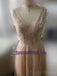 2019 Charming Custom V neck Sleeveless Side Sleeves Most Popular Affordable High Quality Prom Dresses, PD0600 - SposaBridal
