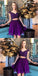 Sexy Two Pieces Cap Sleeves Cheap Short Homecoming Dresses Online, CM529