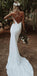Simple Cheap Spaghetti Straps Popular Beach Wedding Dresses, WD0617