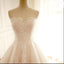 Sleeveless Sweetheart A-Line Lace Up Back Unique Design Wedding Dresses, Newest High Quality Custom Bridal Gown, WD0285
