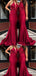 Soft Custom  Formal Simple Convertible Long Mermaid Soft Satin Bridesmaid Dresses, WG418
