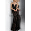 Spaghetti Straps Mermaid Affordable Long Black Lace Elegant Modest Prom Dresses PD1909