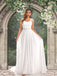 Sexy Bohemian Sleeveless Lace Top Open Back A-line Long Wedding Dress, WD3098