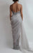 Sexy Organza Satin See-through Side-slit Mermaid Long Prom Dress, PD3464