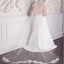 Romantic Tulle Long Wedding Veil With Lace Appliques, WV0112