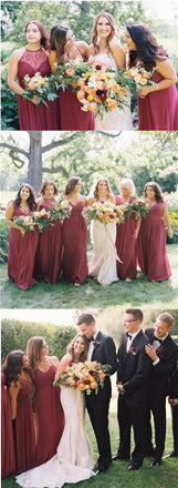 New Cheap Chiffon Free Custom Different Style Sexy Popular Best Sales Bridesmaid Dress , PD0395